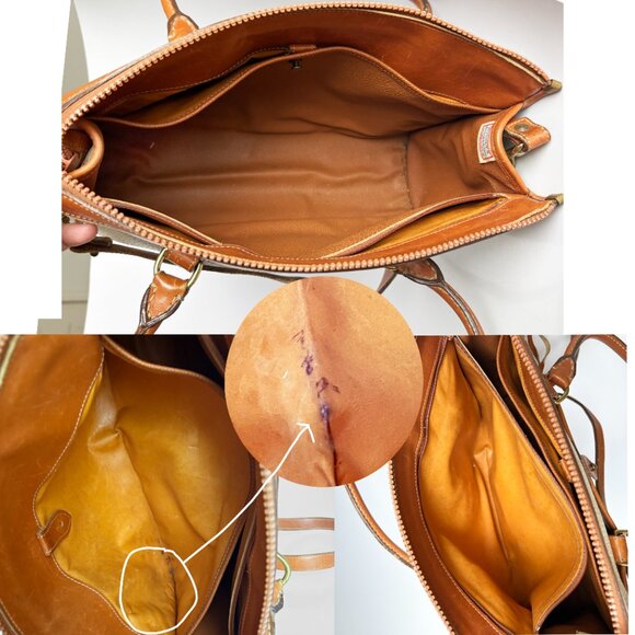 Dooney & Bourke All Weather Leather Shoulder Satchel Style R21 Bone Tan … - Picture 10 of 12